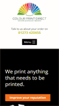 Mobile Screenshot of colourprintdirect.com